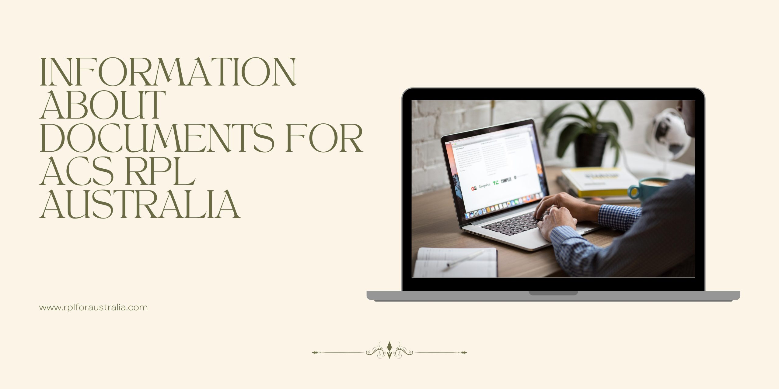Information About Documents for ACS RPL Australia