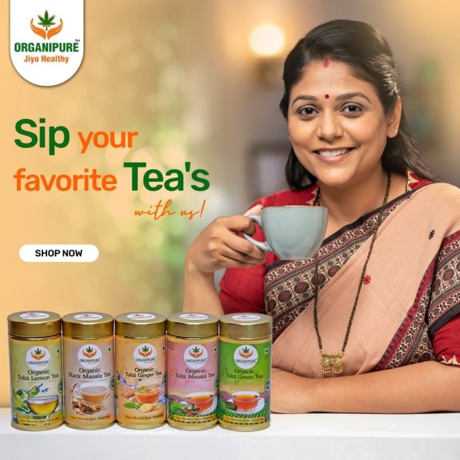 Organic Tulsi Ginger Tea