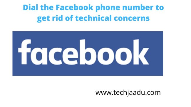 Facebook phone number