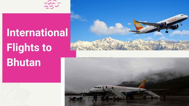InterInational flights to Bhutan