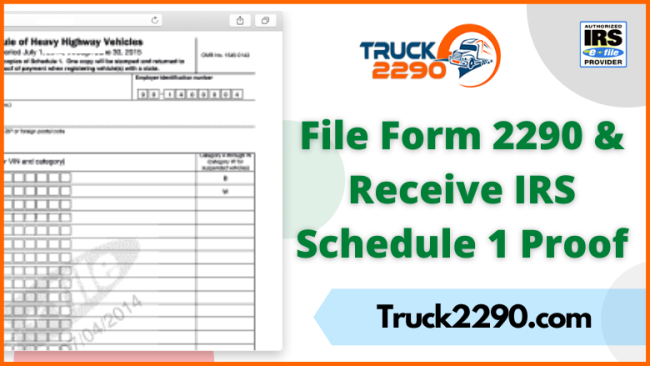 Receive 2290 Payment Proof in Minutes