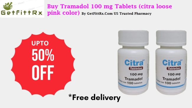 buy Citra Tramadol 100mg Pink color