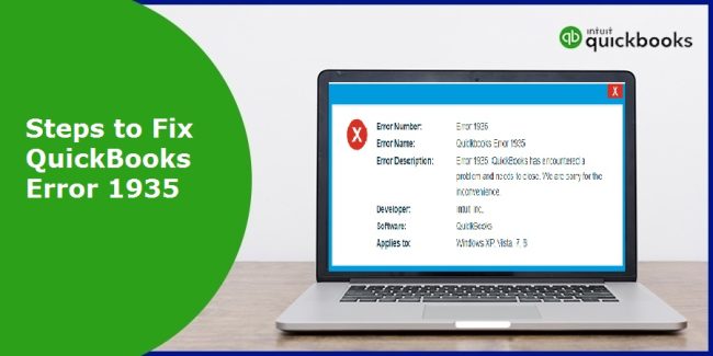 Fix QuickBooks Error Code 1935 Featured Image