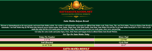 Kalyan Matka