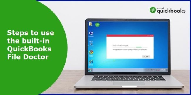 Use the built-in QuickBooks File Doctor - Featured Image
