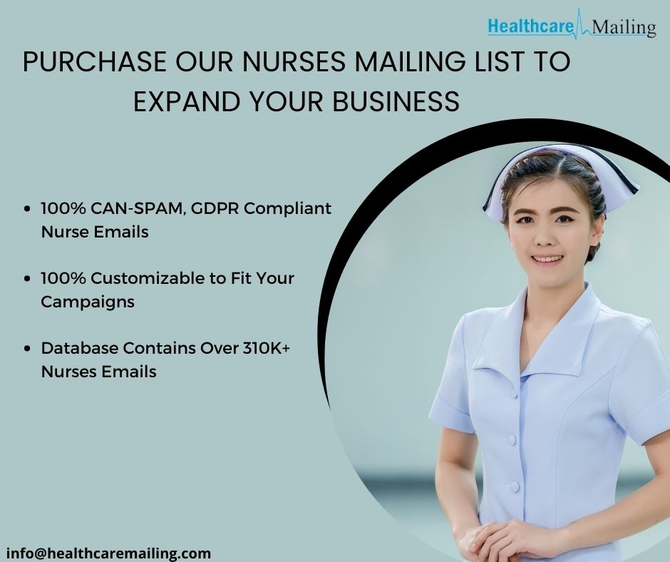 How can I generate more leads with nurse mailing lists?